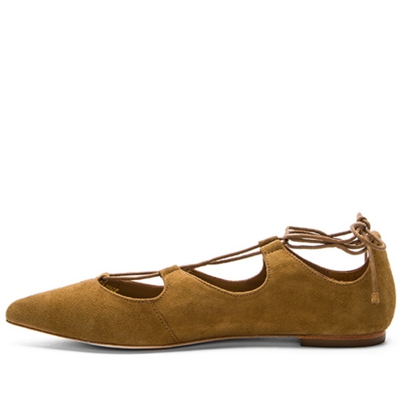 Loeffler Randall Ambra Leather Pointed Toe Flats - Picture 3 of 10